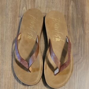 NWOT Blowfish Brown Sandals Casual Summer Footwear